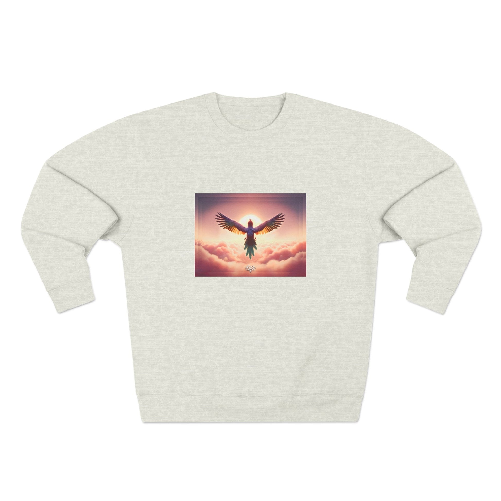 No Sweat Crewneck Sweatshirt / "Bird" Edition / Unisex Cotton Blend / AI Art Print / The Infinite Dream - The Infinite Dream