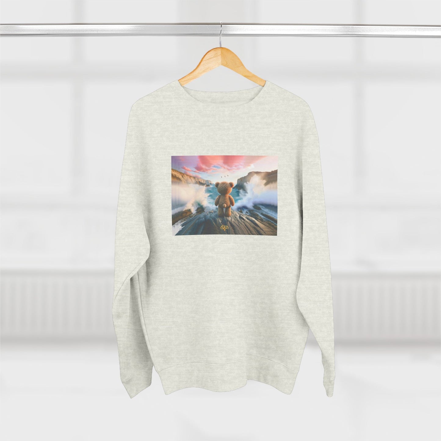 No Sweat Crewneck Sweatshirt / "Dream Bear" Edition / Unisex Cotton Blend / AI Art Print / The Infinite Dream - The Infinite Dream