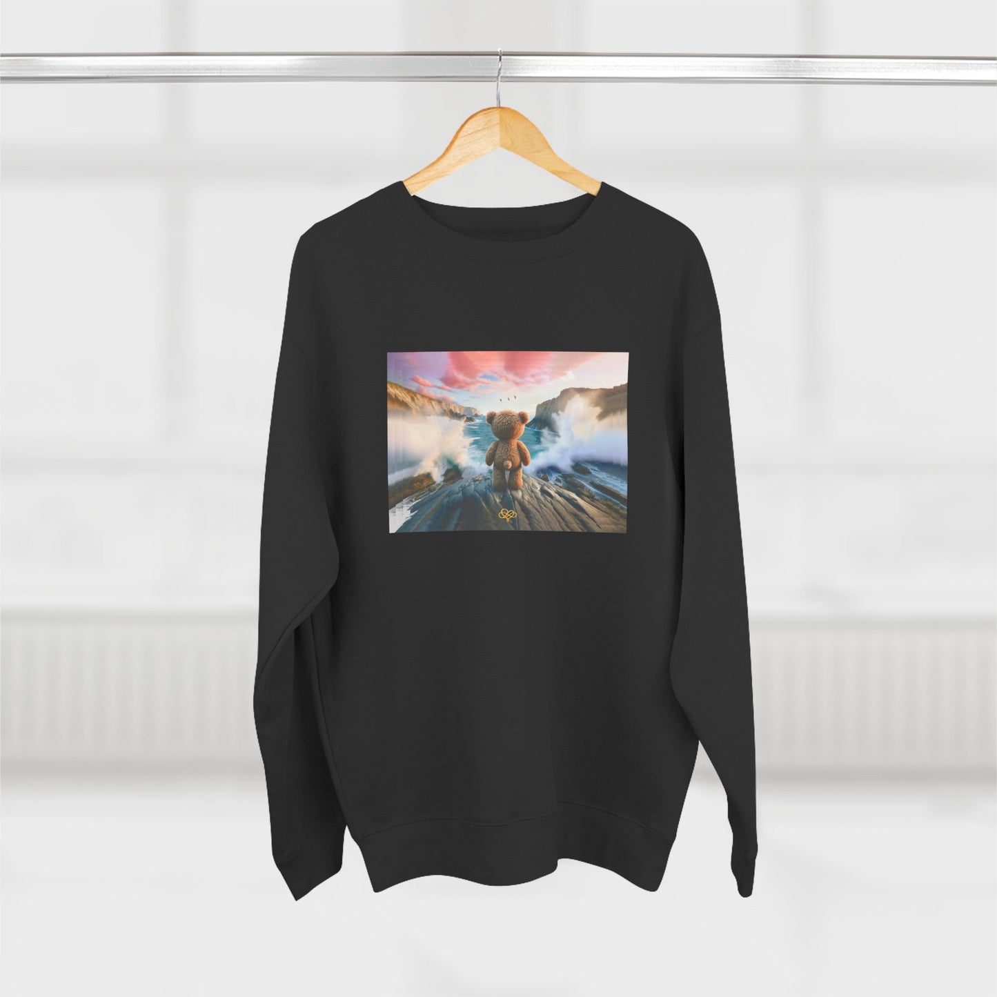 No Sweat Crewneck Sweatshirt / "Dream Bear" Edition / Unisex Cotton Blend / AI Art Print / The Infinite Dream - The Infinite Dream