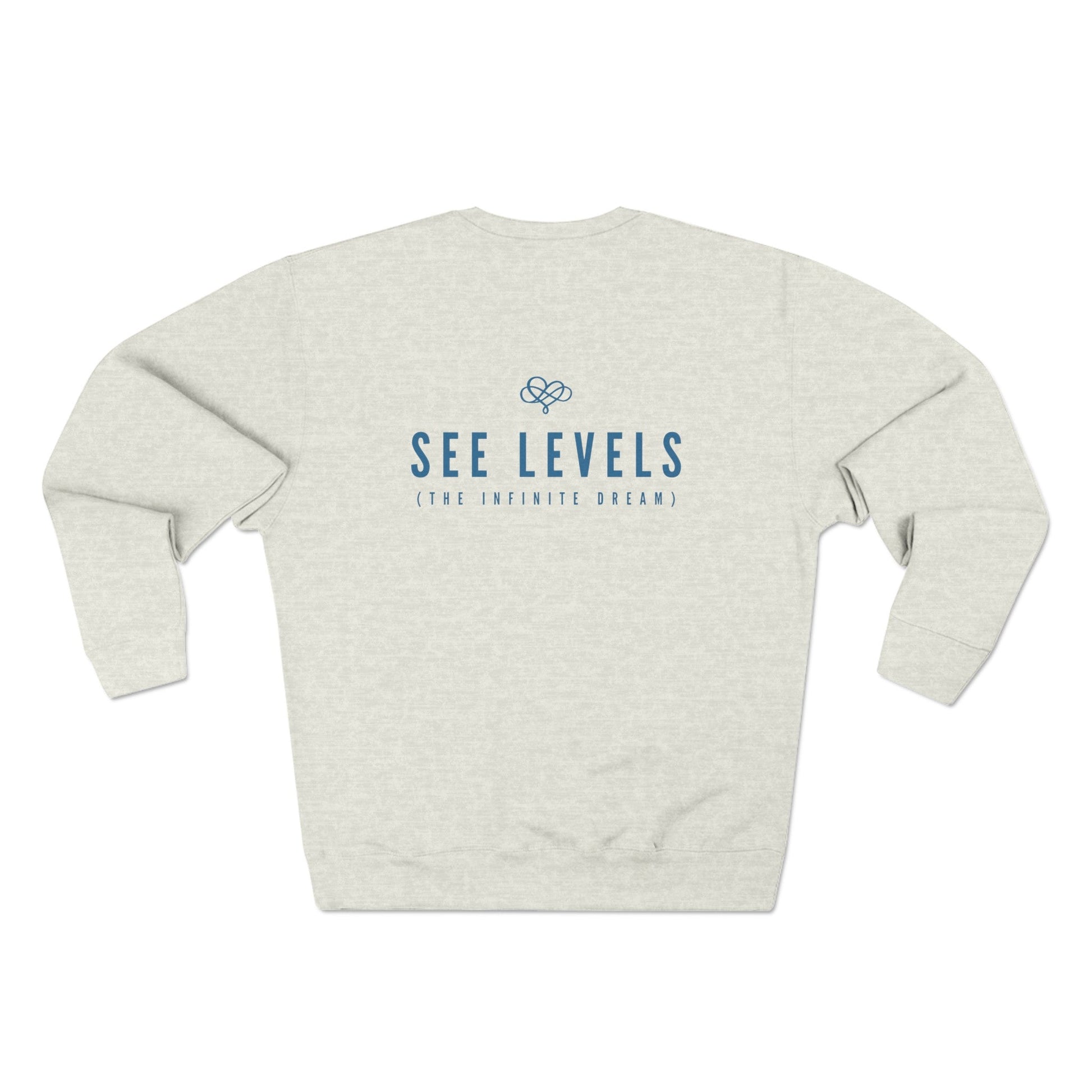 No Sweat Crewneck Sweatshirt / "Seahorse" Edition / Unisex Cotton Blend / AI Art Print / The Infinite Dream - The Infinite Dream