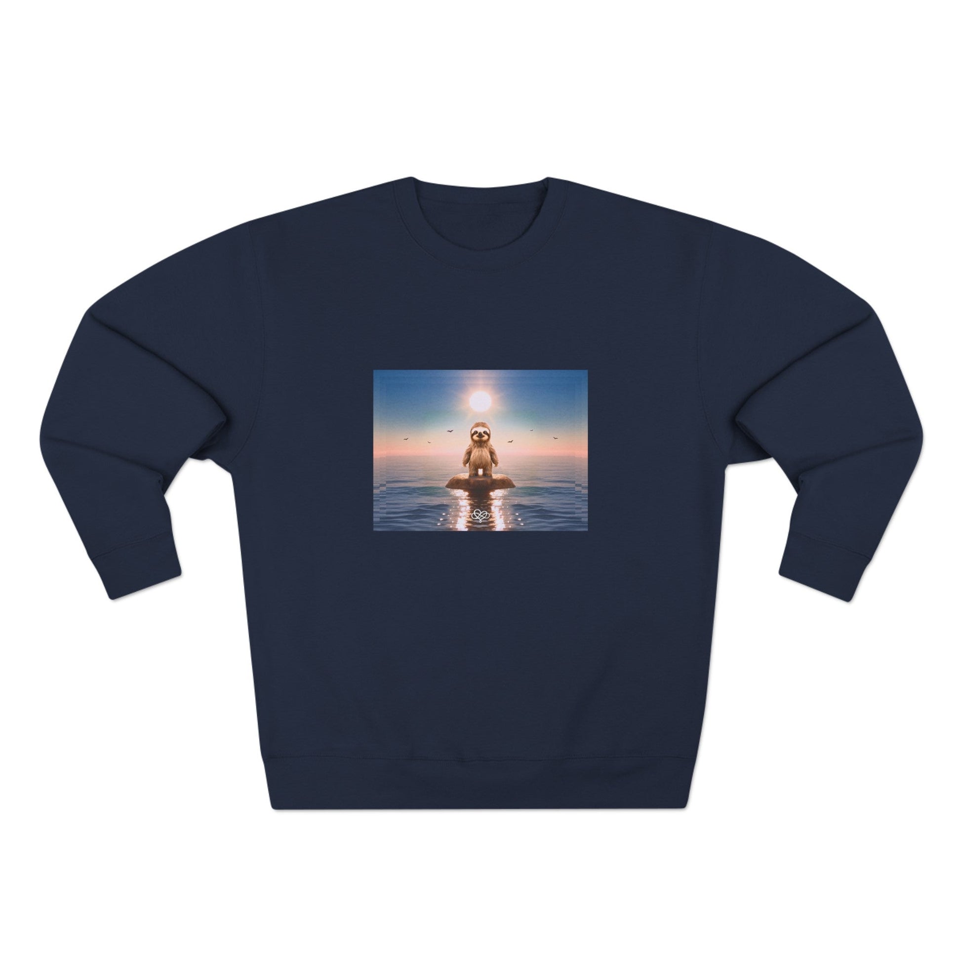 No Sweat Crewneck Sweatshirt / "Sloth" Edition / Unisex Cotton Blend / AI Art Print / The Infinite Dream - The Infinite Dream