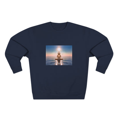 No Sweat Crewneck Sweatshirt / "Sloth" Edition / Unisex Cotton Blend / AI Art Print / The Infinite Dream - The Infinite Dream