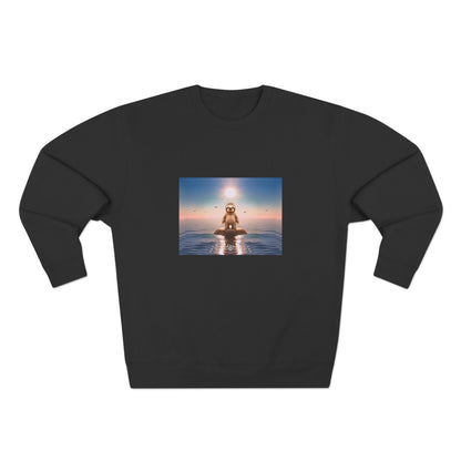 No Sweat Crewneck Sweatshirt / "Sloth" Edition / Unisex Cotton Blend / AI Art Print / The Infinite Dream - The Infinite Dream