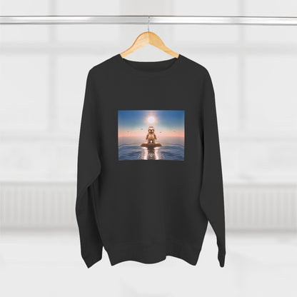 No Sweat Crewneck Sweatshirt / "Sloth" Edition / Unisex Cotton Blend / AI Art Print / The Infinite Dream - The Infinite Dream