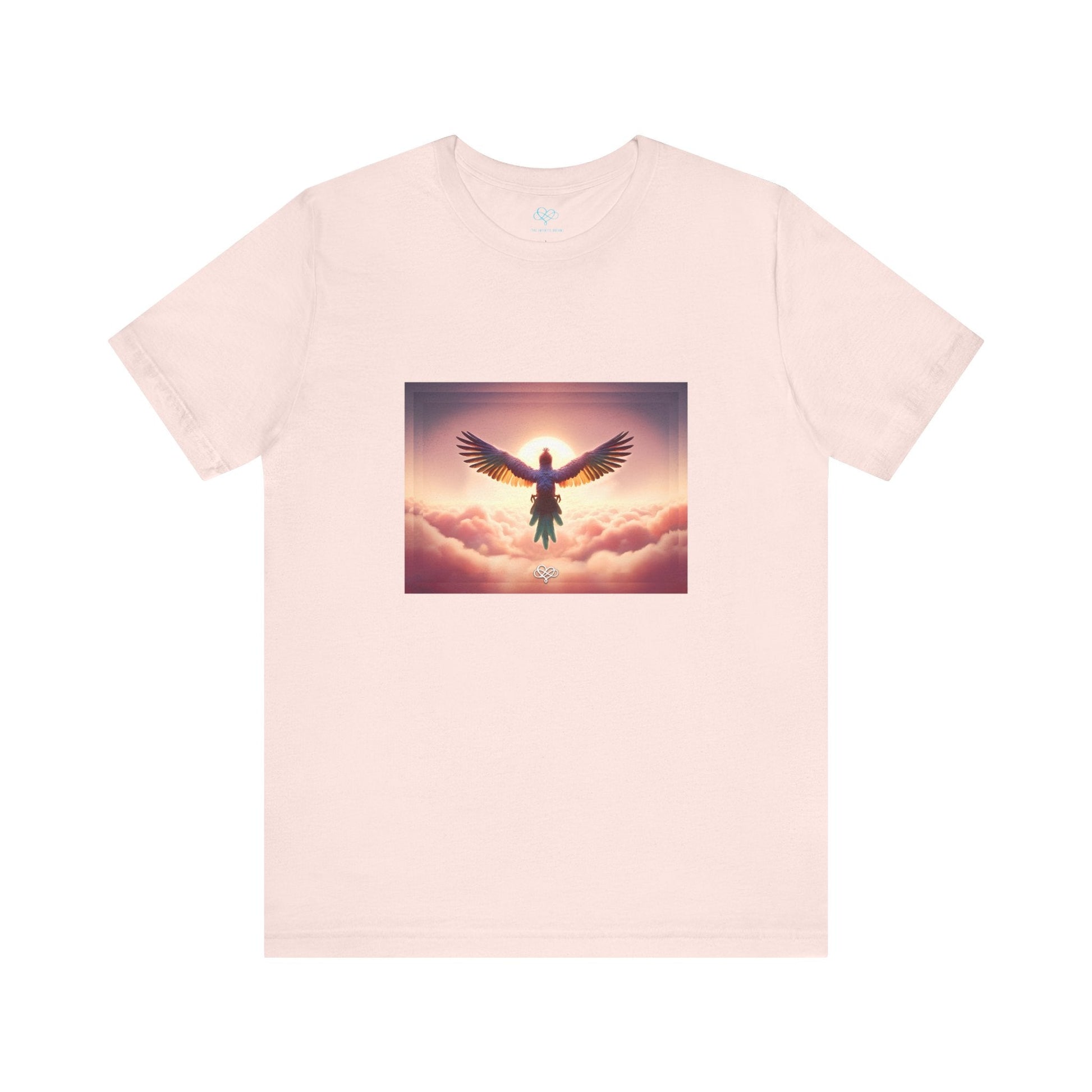 The Infini(T) Cotton Jersey T - shirt / "Bird" Edition / Adult Unisex / AI Art Print / The Infinite Dream - The Infinite Dream