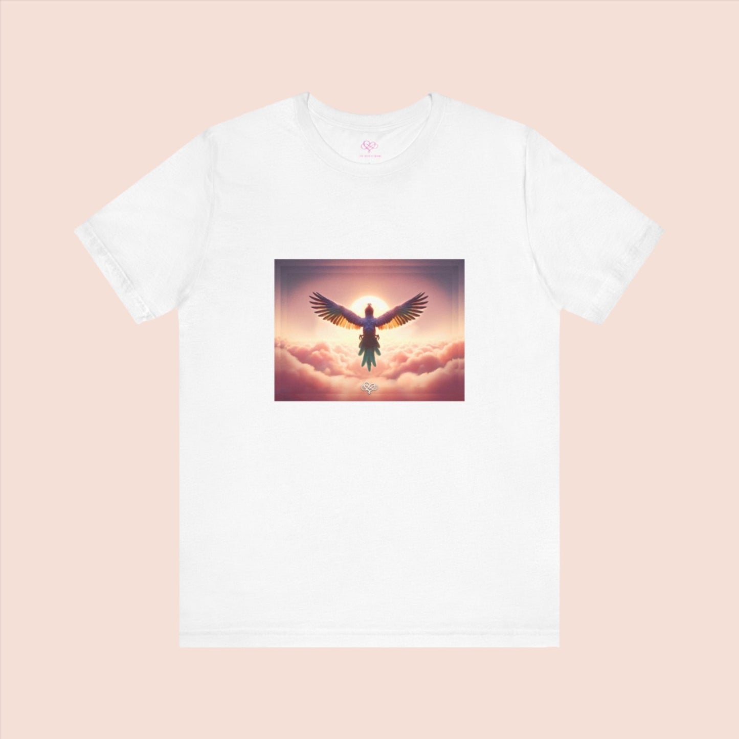 The Infini(T) Cotton Jersey T - shirt / "Bird" Edition / Adult Unisex / AI Art Print / The Infinite Dream - The Infinite Dream