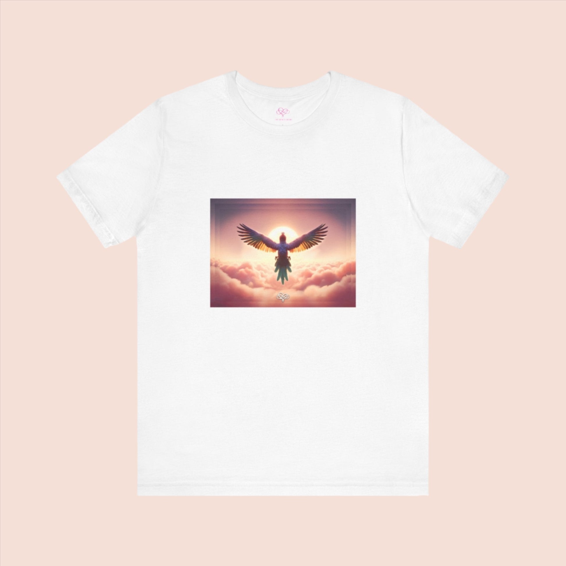 The Infini(T) Cotton Jersey T - shirt / "Bird" Edition / Adult Unisex / AI Art Print / The Infinite Dream - The Infinite Dream