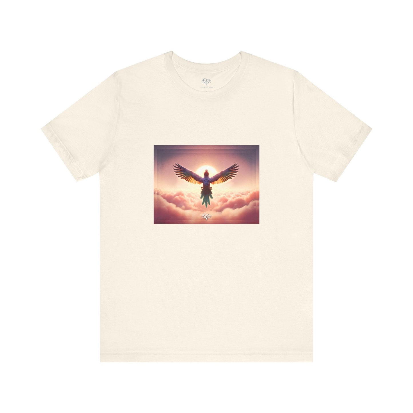 The Infini(T) Cotton Jersey T - shirt / "Bird" Edition / Adult Unisex / AI Art Print / The Infinite Dream - The Infinite Dream