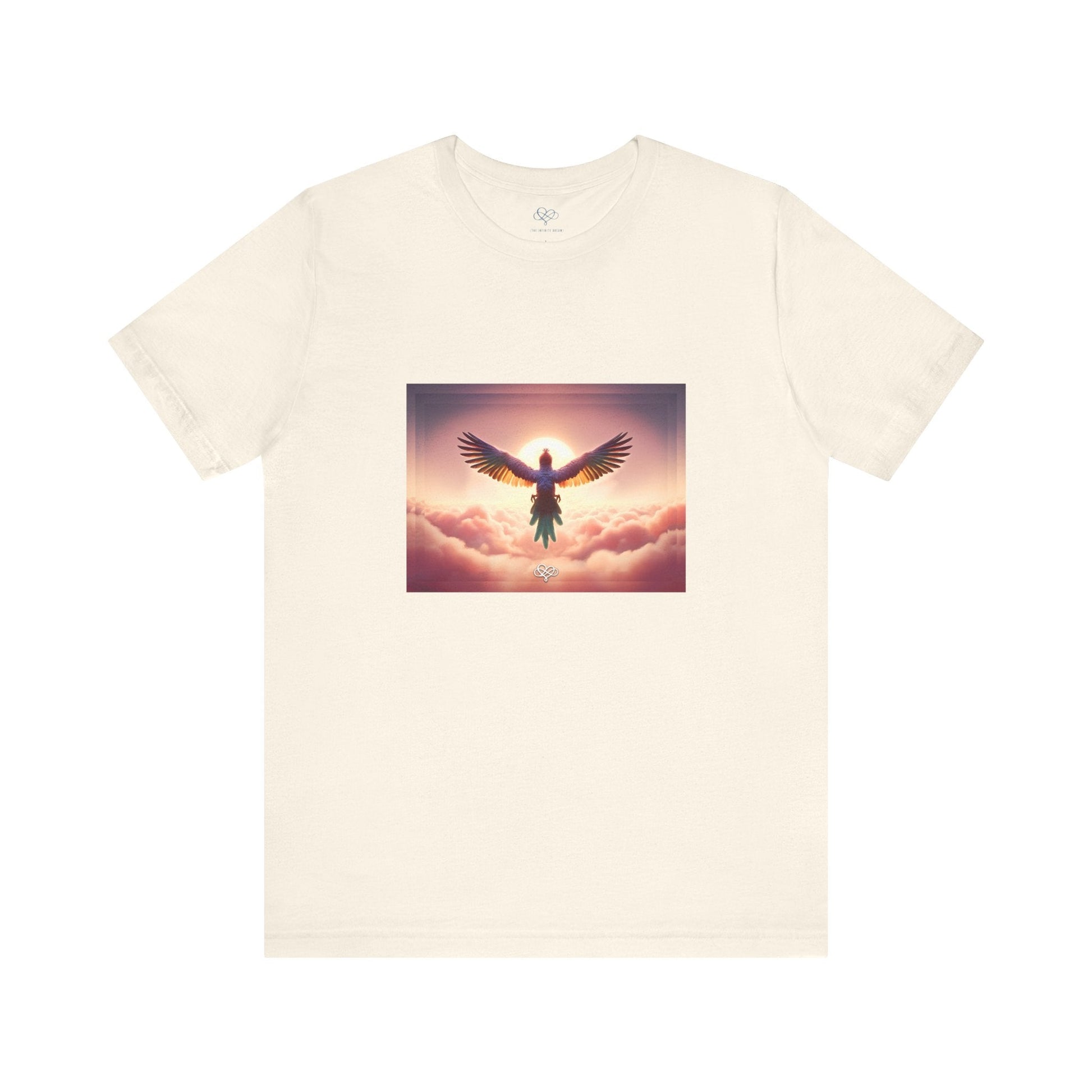 The Infini(T) Cotton Jersey T - shirt / "Bird" Edition / Adult Unisex / AI Art Print / The Infinite Dream - The Infinite Dream