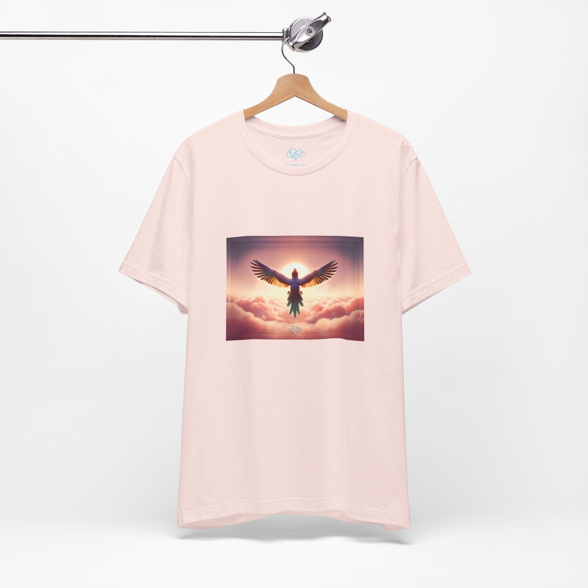 The Infini(T) Cotton Jersey T - shirt / "Bird" Edition / Adult Unisex / AI Art Print / The Infinite Dream - The Infinite Dream