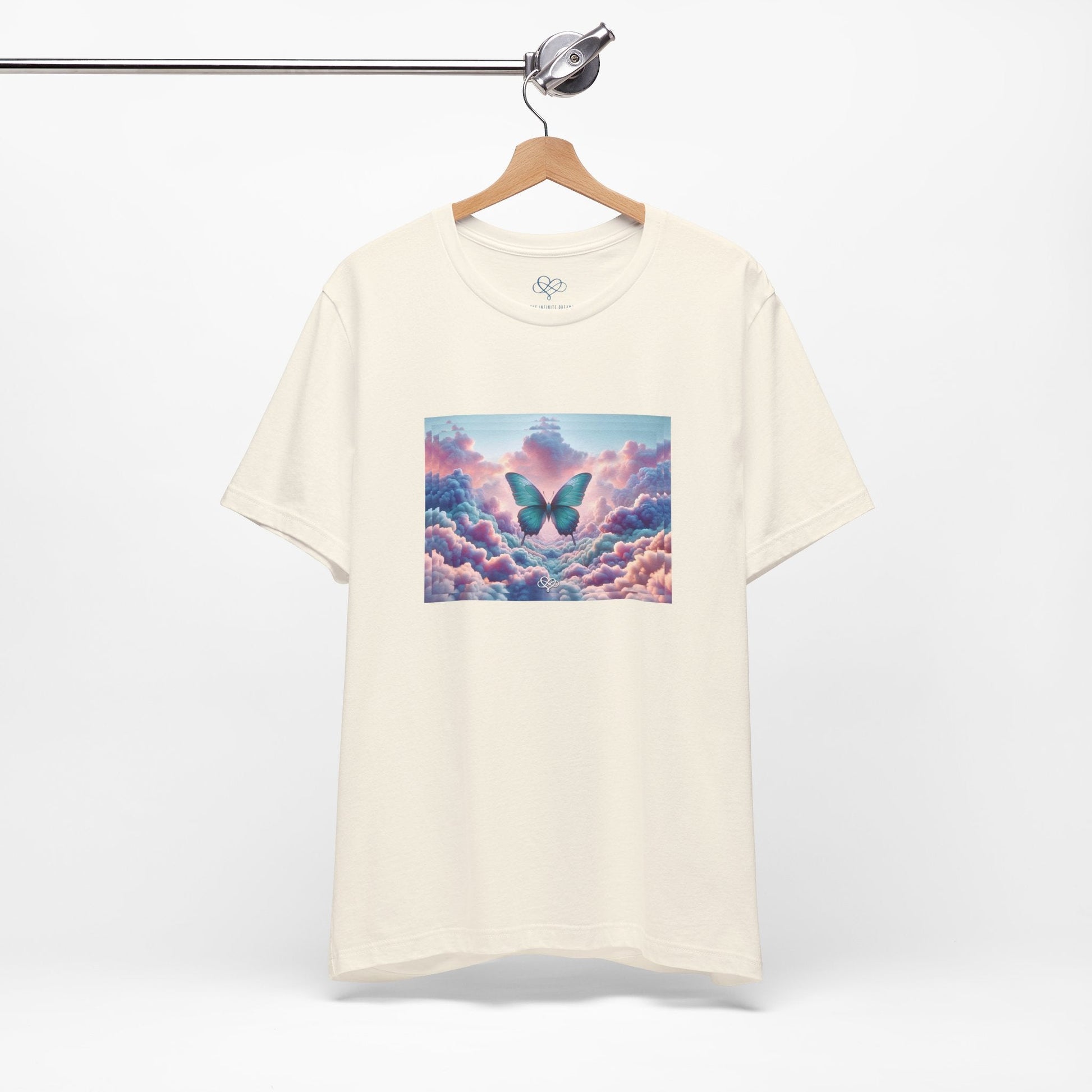 The Infini(T) Cotton Jersey T - shirt / "Butterfly" Edition / Adult Unisex / AI Art Print / The Infinite Dream - The Infinite Dream