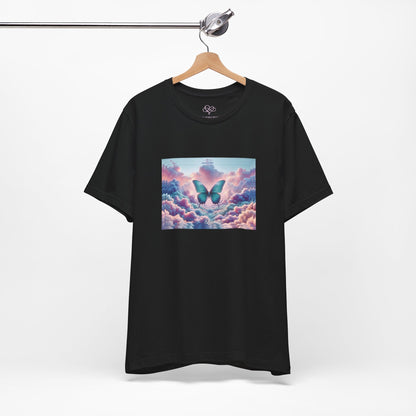 The Infini(T) Cotton Jersey T - shirt / "Butterfly" Edition / Adult Unisex / AI Art Print / The Infinite Dream - The Infinite Dream