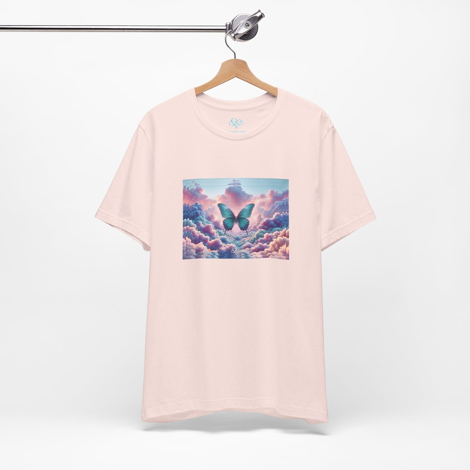 The Infini(T) Cotton Jersey T - shirt / "Butterfly" Edition / Adult Unisex / AI Art Print / The Infinite Dream - The Infinite Dream