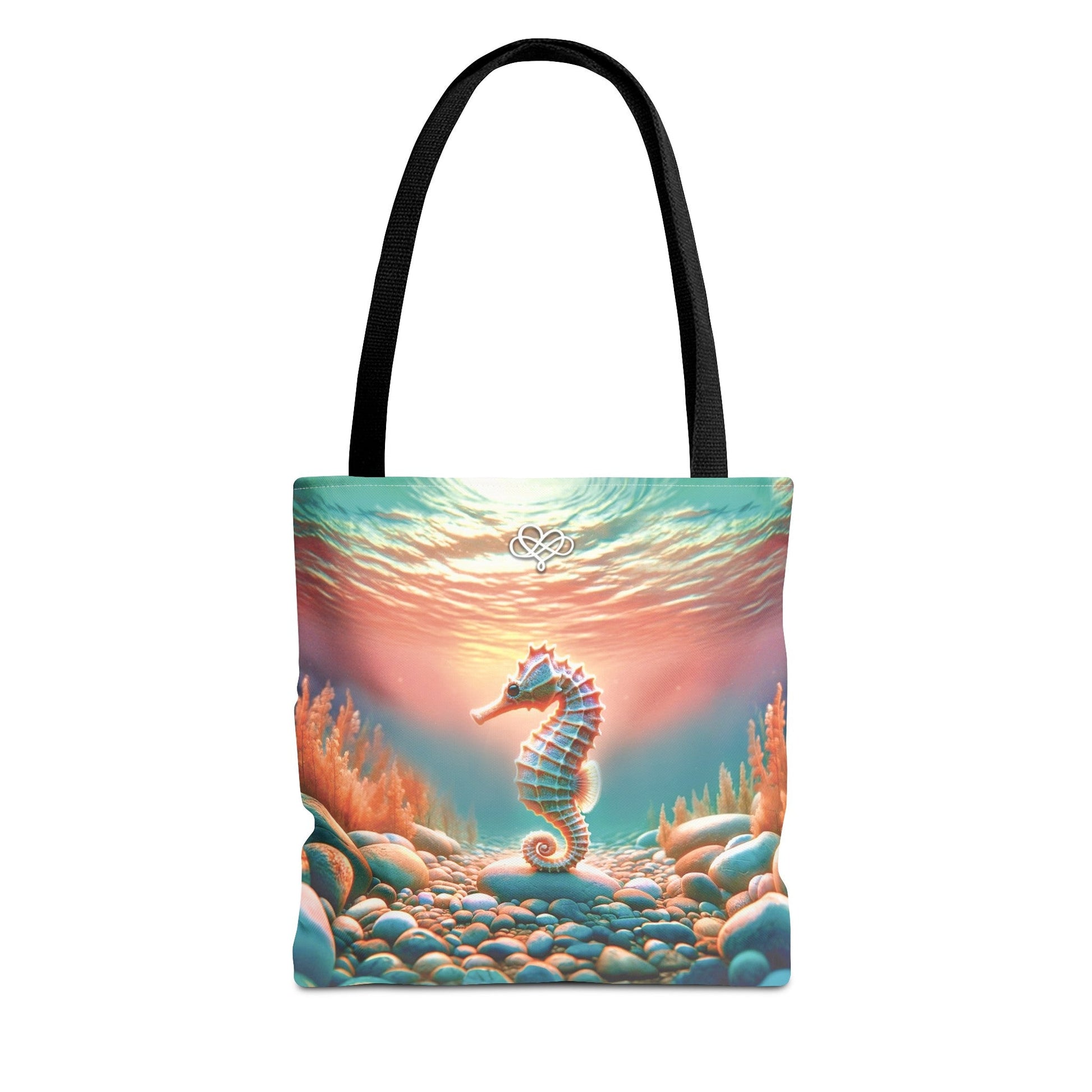 Total Dreamboat Tote / "Seahorse" Edition / Casual Everyday Bag / Multiple Sizes / AI Art Print / The Infinite Dream - The Infinite Dream